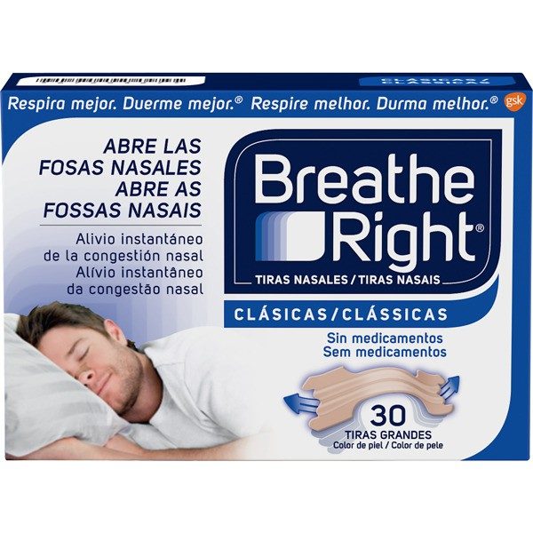 Breathe Right Tiras Nasales - Recíbelo en 24h - Todalafarmacia